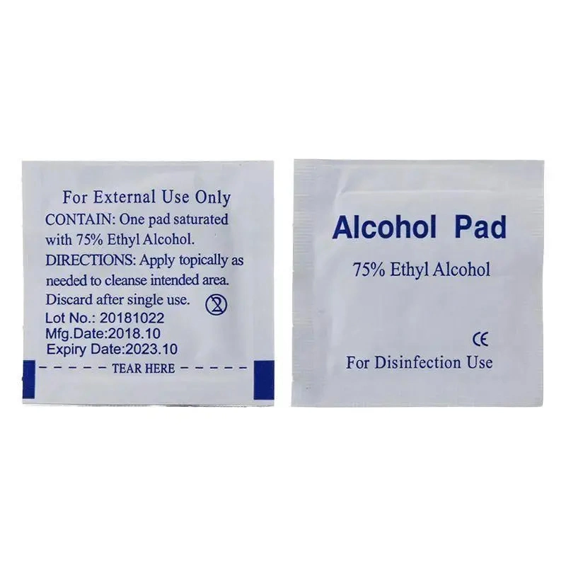 ISO CE Saturated Alcohol Swab Gauze Pad Individually Wrapped Alcohol Cotton Slices