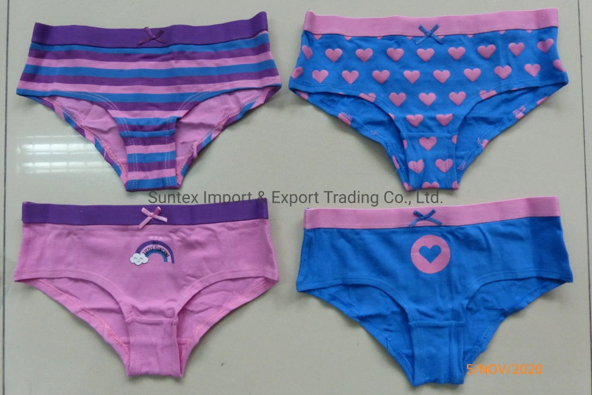 Soft Quality 100% Cotton Kids' Underwear Manufacturer