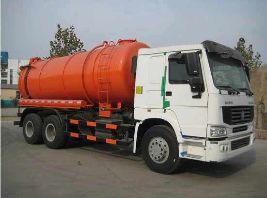 SINOTRUK HOWO 10, 000 Liter Abwasser Vakuum-Saugwagen für die City-Abwasserreinigung