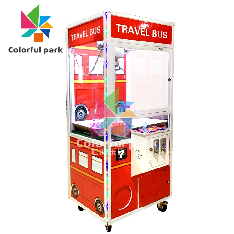 Colorful Park Crane Machine Factory Direct Supply Arcade Game Coin Operated for Sale