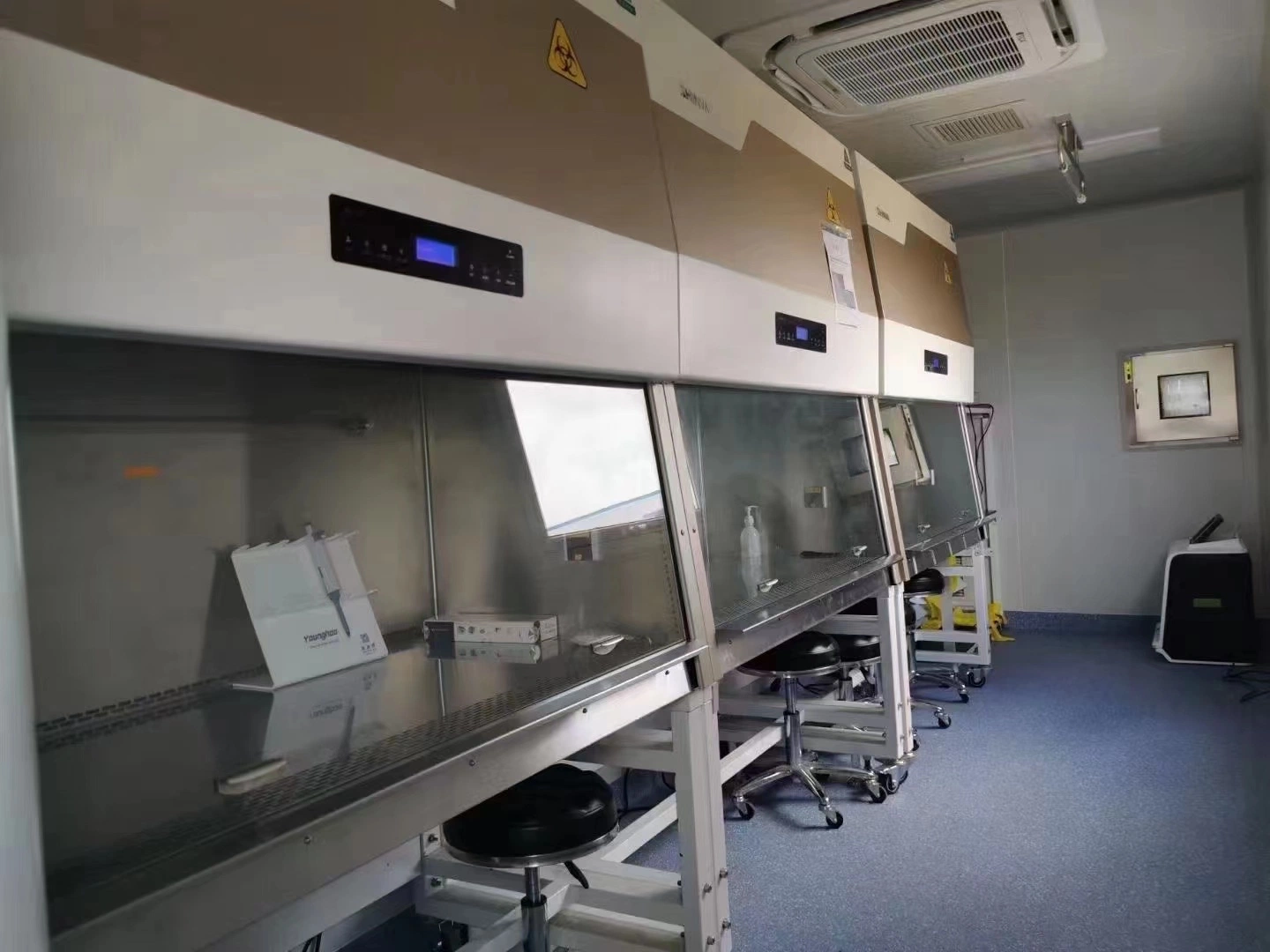 La detección médica integrada experimento biológico de laboratorio de detección de ácido nucleico de PCR