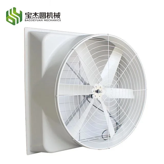 Poultry Farm Chicken Layer Broiler House Fiberglass FRP Ventilation Exhaust Fan Plastic Blade Pig Swine House Air Cooling Blower