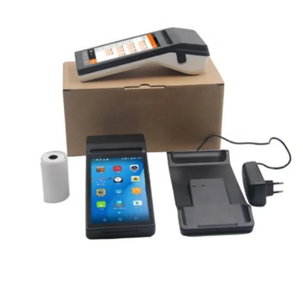 7 pouces ordinateur de poche POS POS Terminal Machine avec 80mm imprimante POS Android