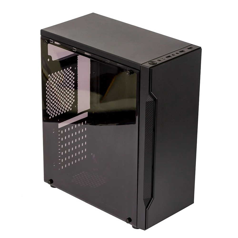 HY-110 Geldautomat Computergehäuse, schwarz, Desktop-PC-Gehäuse