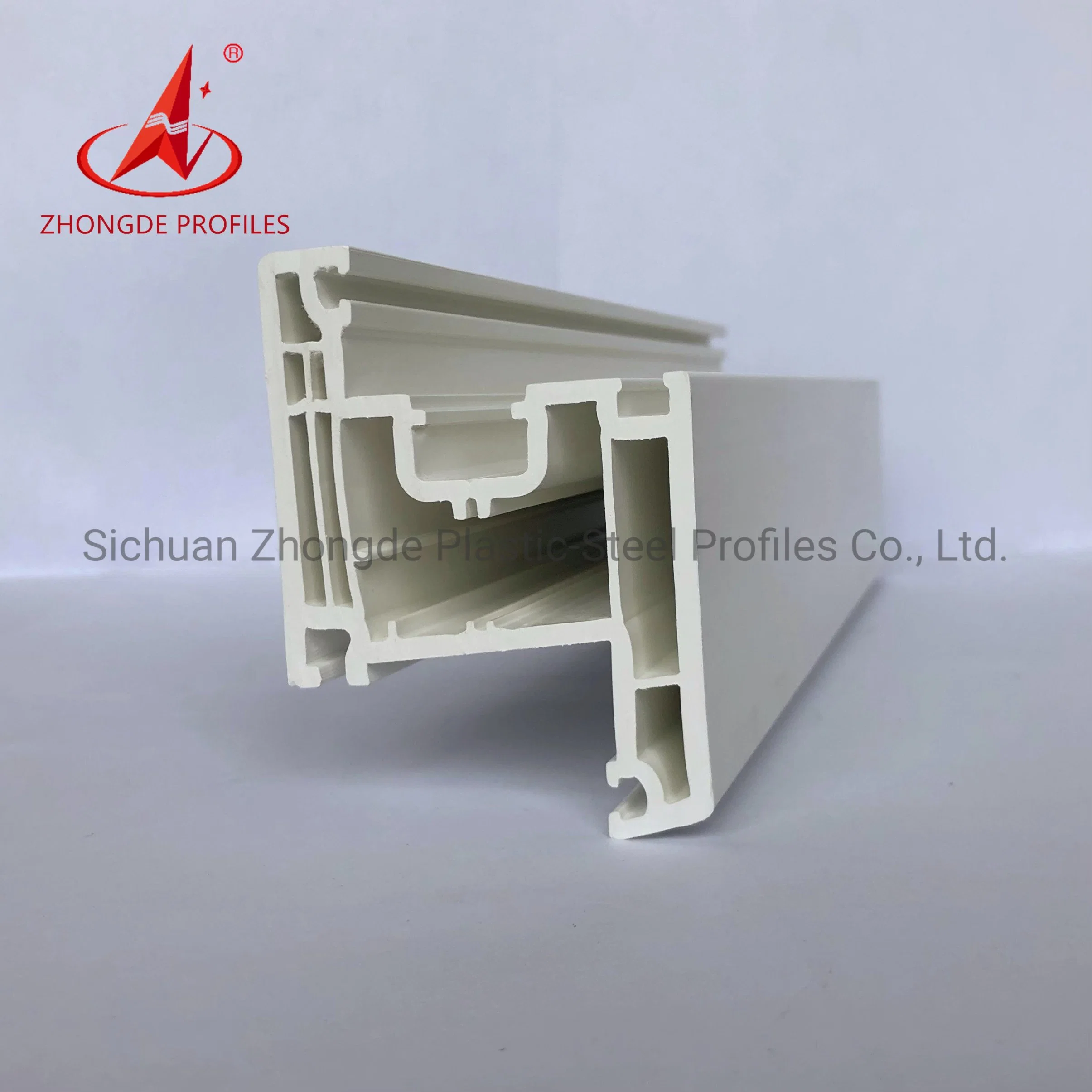 Raw Material for UPVC Casemnt Sliding Windows Doors Extruded Factory Selling Germany Technology UPVC Profiles 60-88mm UPVC Profiles.