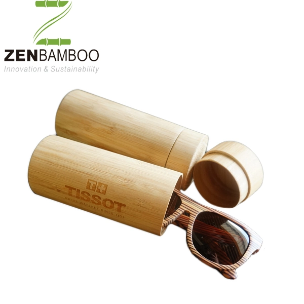 Factory Made Bamboo Gift Tube Box for Sun Glasses