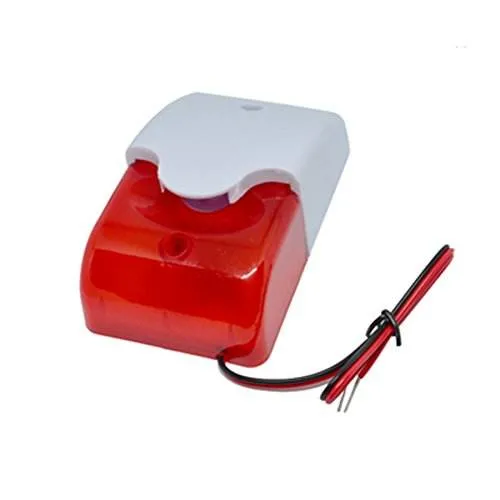 Sumring SR-A77 Alarme incendie Strobe Rouge Bleu lumière lampe 12V de la Sirène intérieure