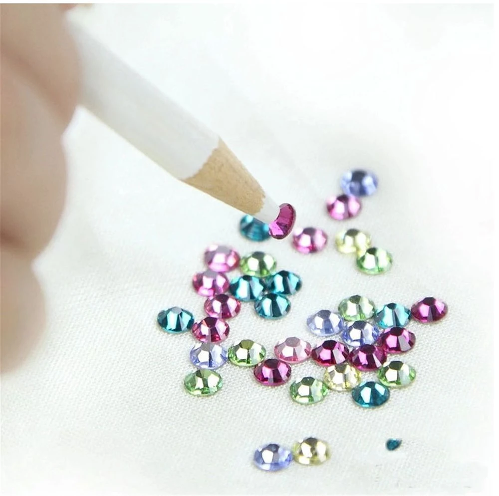 Wholesale Wooden Nail Art DOT Pen Pencil Professional Nail Art Tool Nail Dotting Pen for Nails Rhinestones Decoration Wax Pen