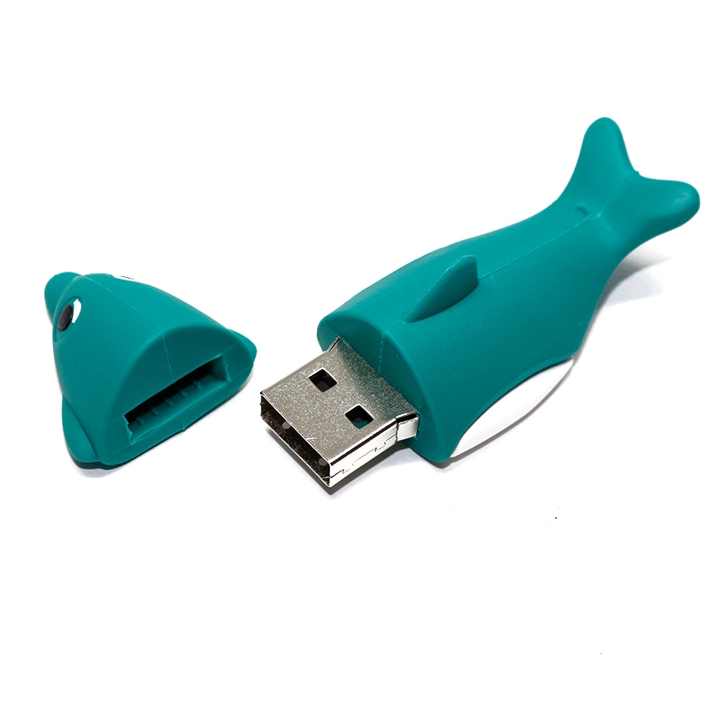 Wholesale/Supplier Custom 3D PVC Shark USB 2.0/3.0 8GB 16GB USB Disk