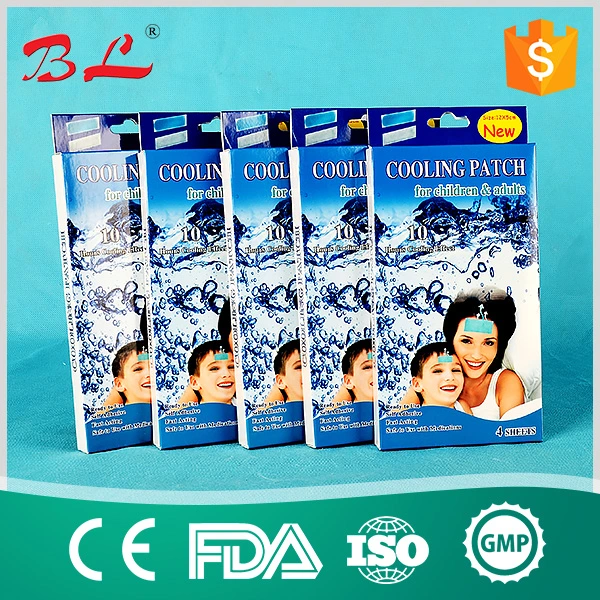Cooling Gel Patch for Kids Cold Therapy Fever and Headache Pain Relief Patch