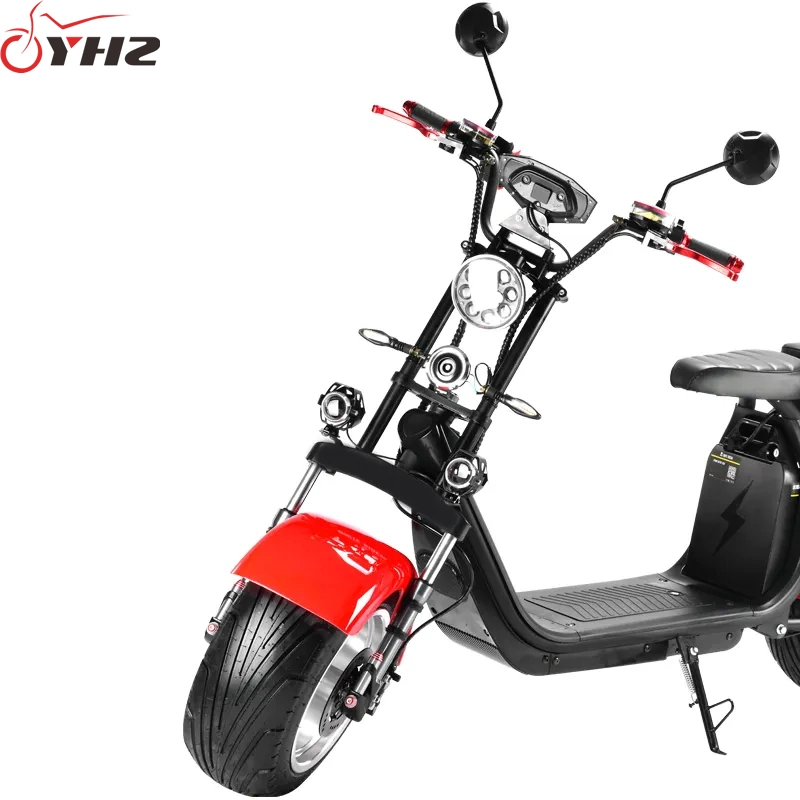 Russia Road Legal 3000W Electric Scooter 12-Inch Big Tire with Trunk