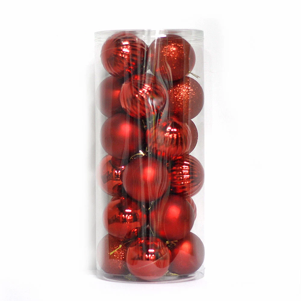 Novo design salable shatterproof plástico Natal Ball ornament