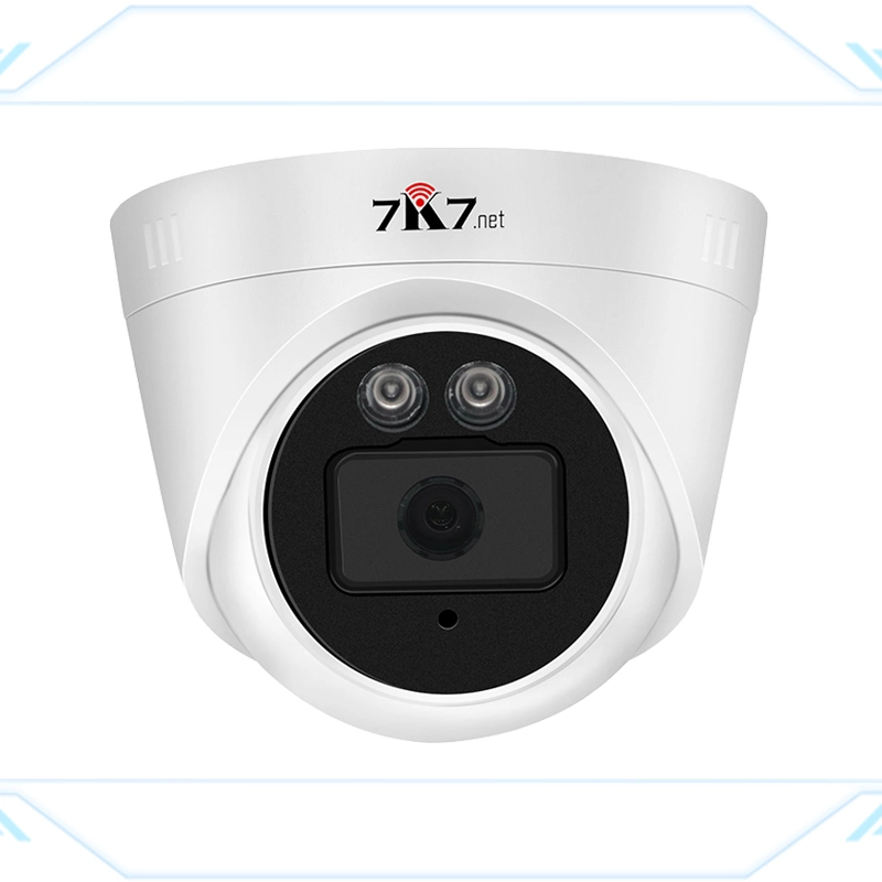 5MP Poe IP Camera Dome, Built-in-Mic, Smart Human Detection, Starlight Low-Illumination, Full Color Night Vision, IP66 H. 265+ WDR 3D Dnr