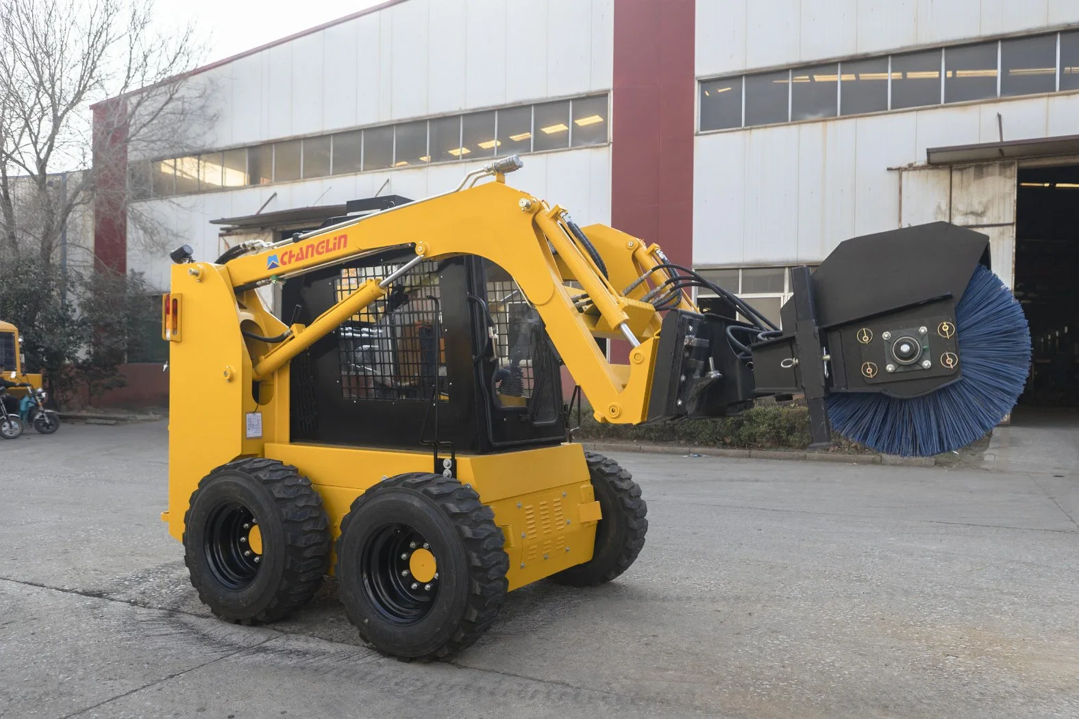 China Changlin Factory Supply New Arrival Mini Skid Steer Loader 75HP with CE