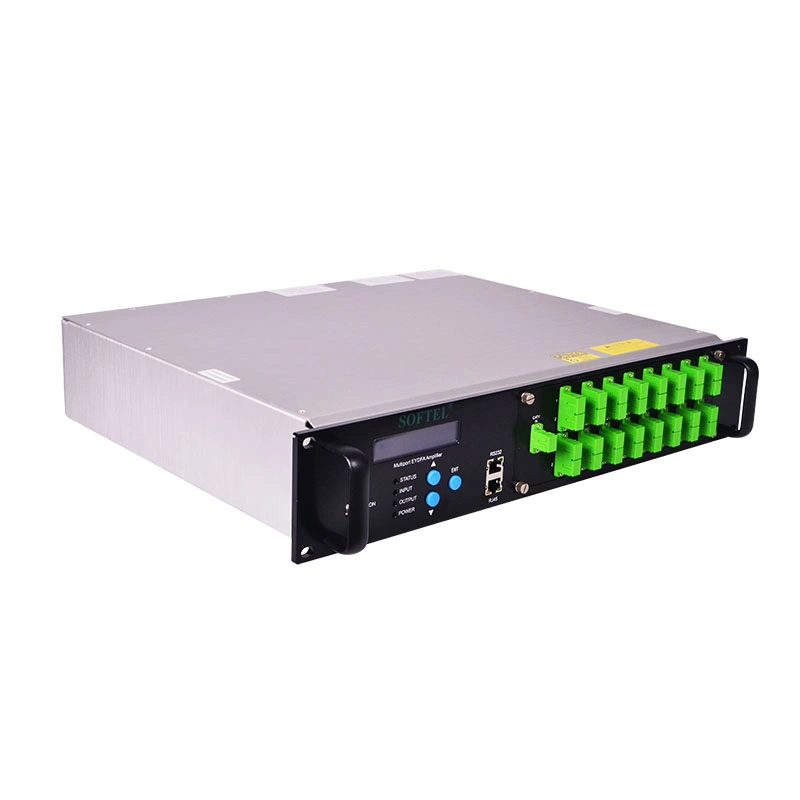 FTTH 16 Ports CATV EDFA 1550nm Optical Amplifier with Wdm