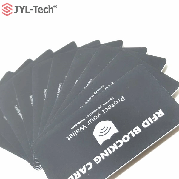 Fábrica OEM 13,56MHz Anti E-PickPocket RFID Blocking Card