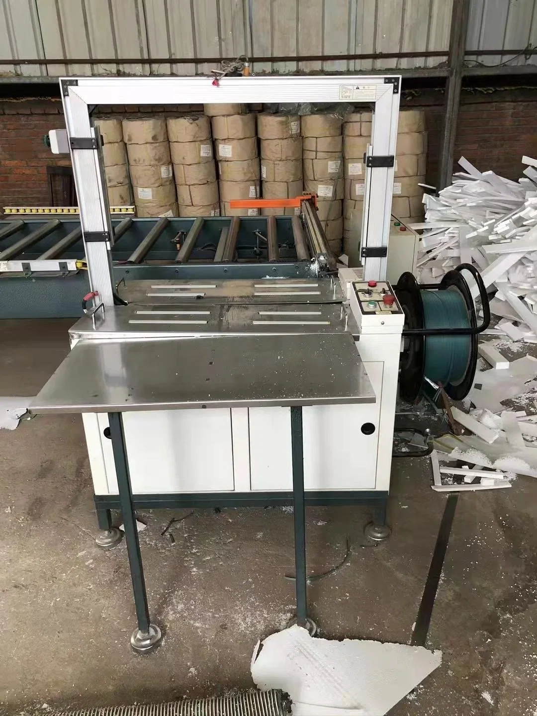 High Performance Fully Auto Baling Automatic PP Binding Strap Banding Machine for Sale