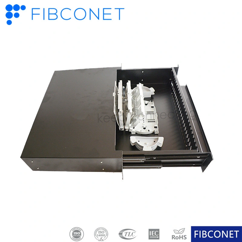 Panneau de raccordement de boîtier cadre de distribution optique FTTH ODF