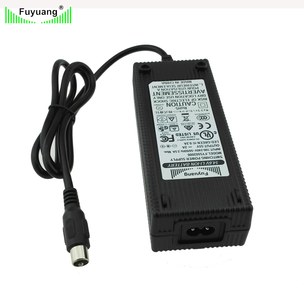 Fy5462000 UL, PSE, SAA, Ce Listed 54.6V 2A LiFePO4 Battery Charger 48V