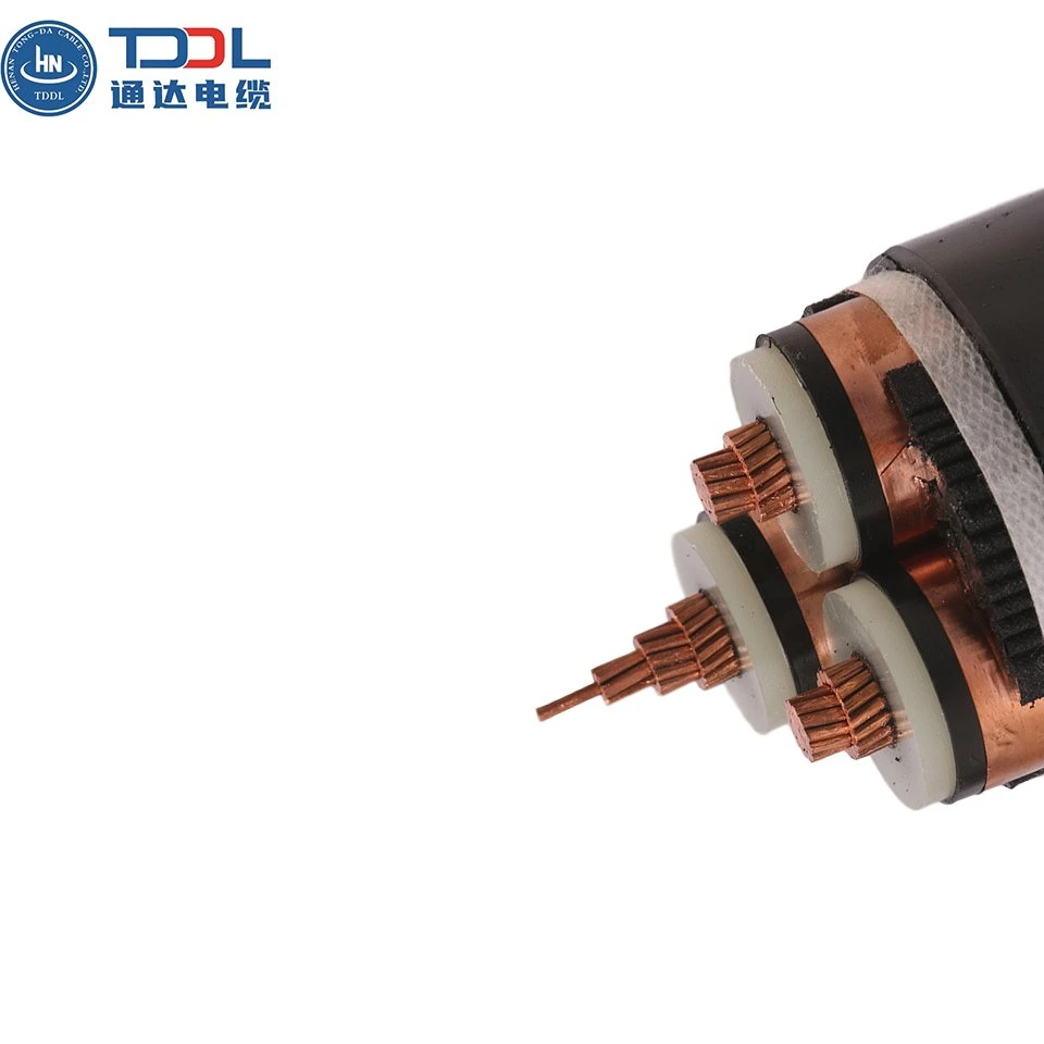 Medium Voltage Armoured Electrical Cable, Three Cores Armoured Power Cable