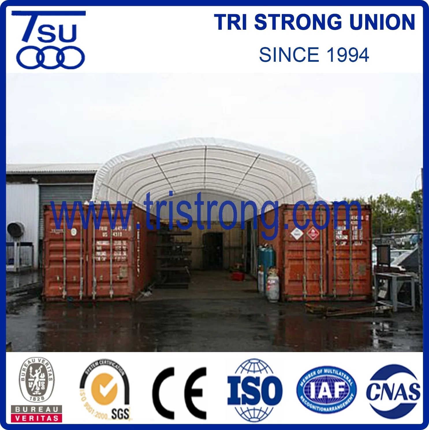 Galvanized Steel Tube Frame Container Roof with PVC Cover (TSU-2020C/TSU-2040C)