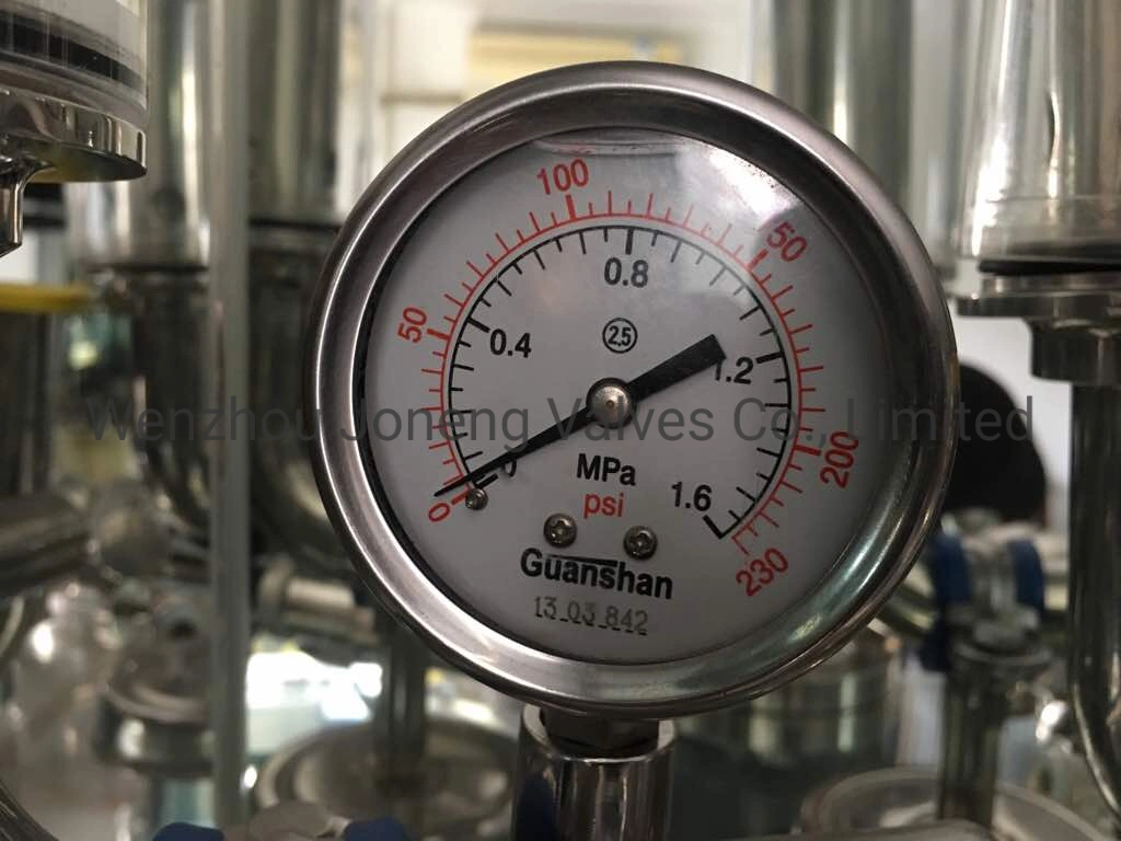 Stainless Steel Sanitary Male Connection Diaphragm Pressure Gauge