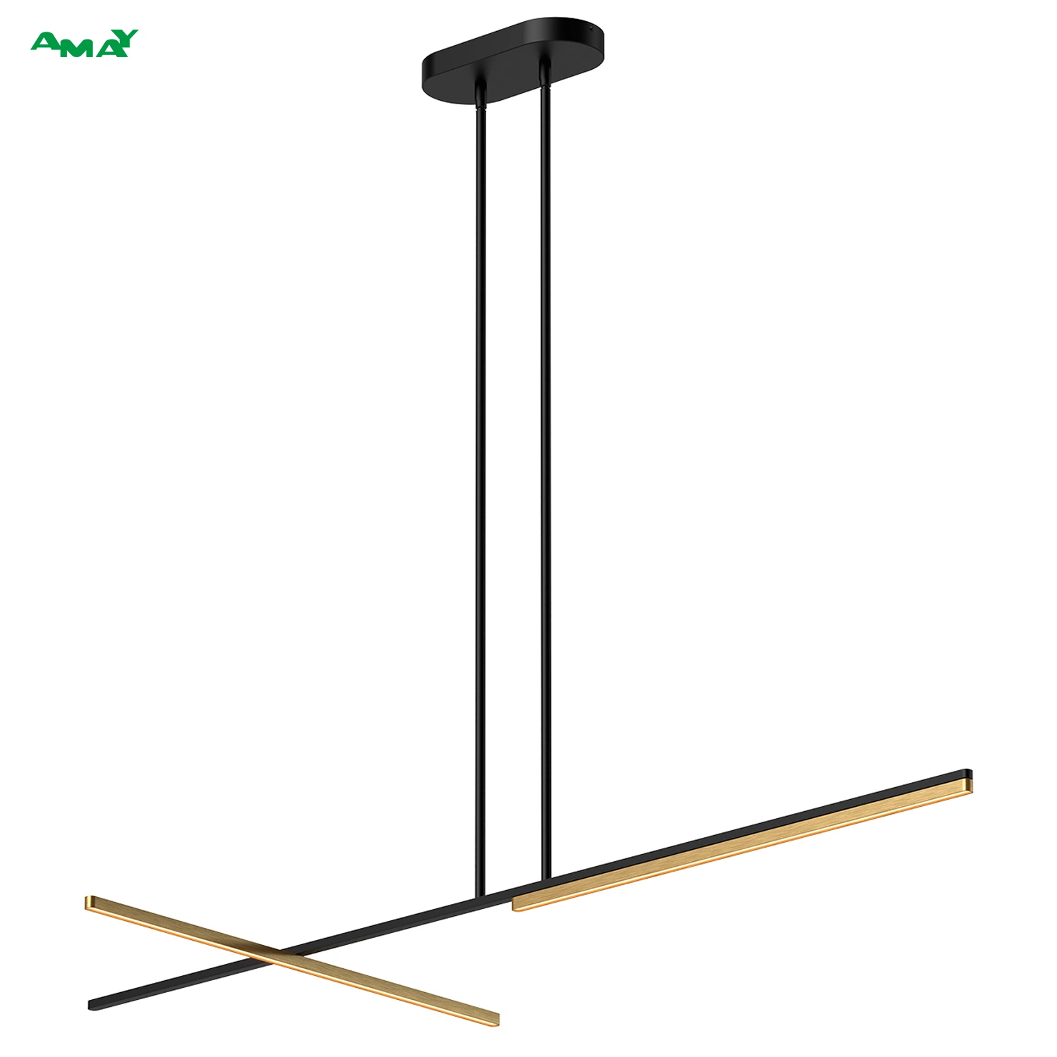 Twist zwei Bars American Style moderne Industrie LED Deckenleuchte Pendelleuchte