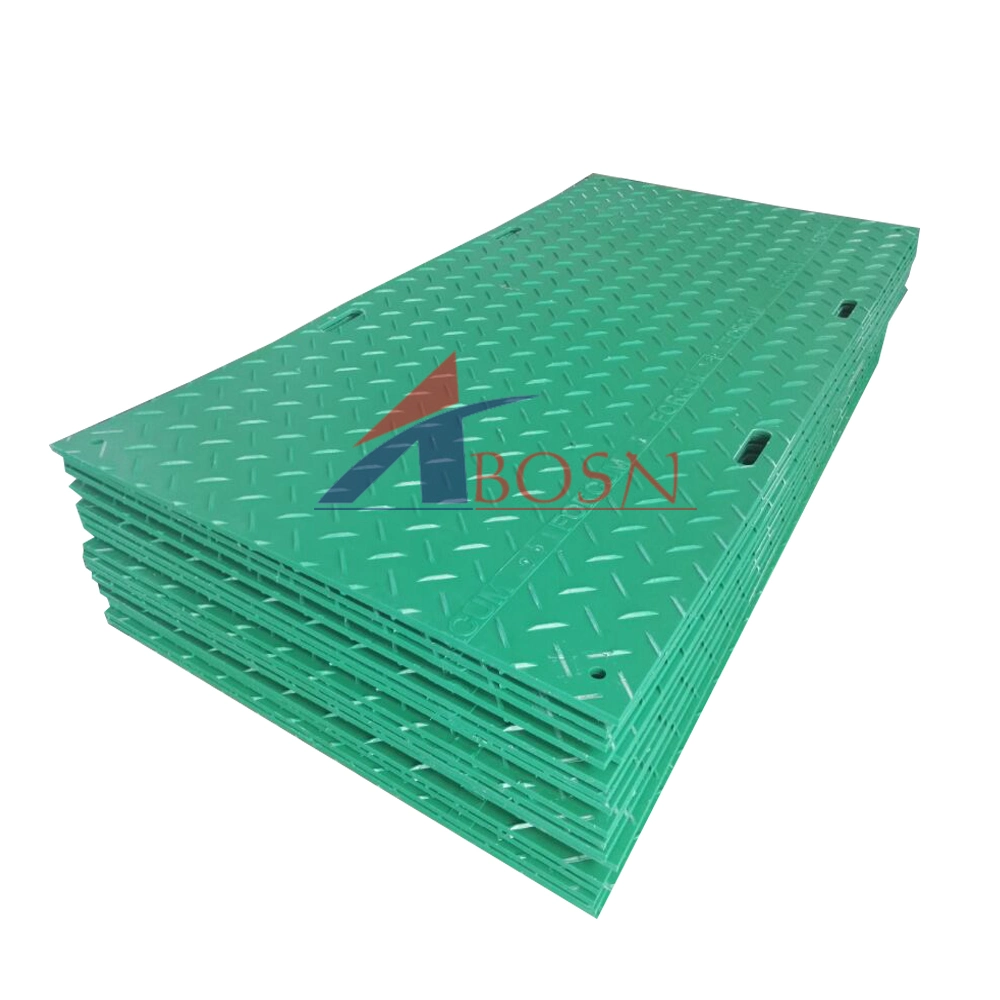 Factory Price Wear Resist 4X8 HDPE Polyethylene Portable Construction Ground Protection Mat