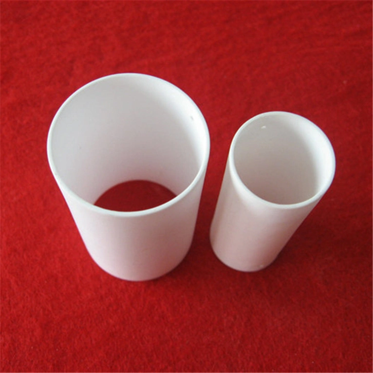 Customized Size Thin Wall 95% Al2O3 Pipe Wear Resistant White Insulation Sleeve Alumina Ceramic Tube