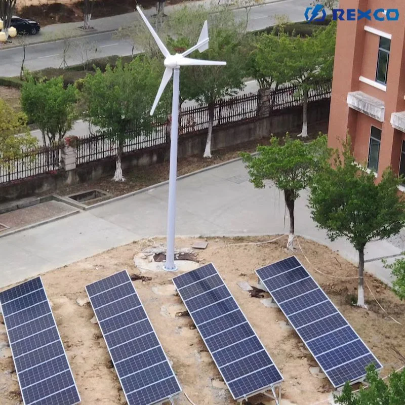 Fácil instalación 10KW eje horizontal aerogenerador 5kw Generador de viento Fuera de la cuadrícula en la cuadrícula para uso doméstico