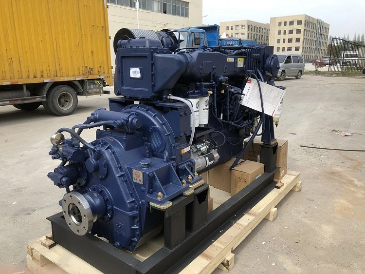 Hot Sale Brand New 4 Stroke 6 Cylinders Turbocharged Boat Motor Engine Water Cooled Fishing Ship Engine Weichai Marine Diesel Engine