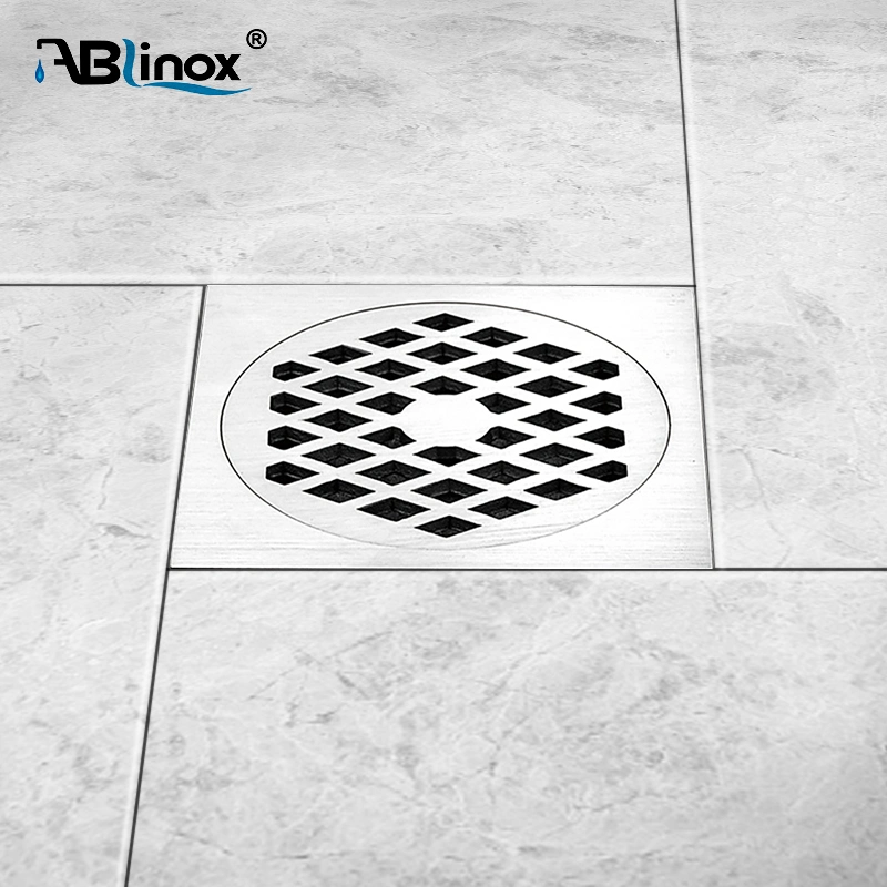 Ablinox Modern Home Design Shower Room Accessory Saintary Ware Easy Installation Stainless Steel Drain for Floor