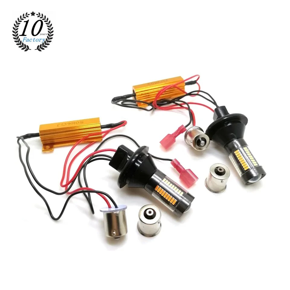 DRL Py21W Bau15s P21W Ba15s 1156 White Amber Dual Colour LED Bulb DRL Turn Signal Light Canbus Error Free DRL Light