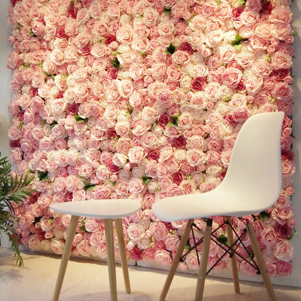 Hot Selling Flower Wall Backdrop Wall Flowers Decorations for Home Artificial Flower Wall Backdrop for Wedding