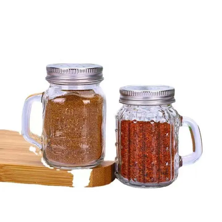 Kitchen Spice Bottle Wholesale Pepper Shaker Seasoning Mason Jar