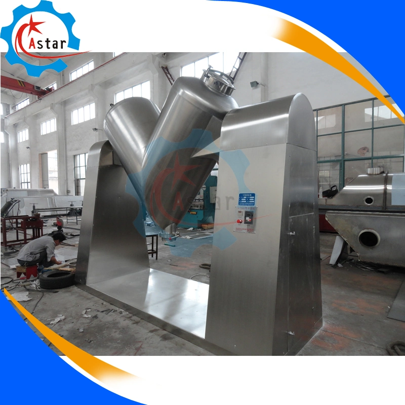 Ce Certificated Industrial Chemical Color Powder V Shape Dry Paint Powder Mixer