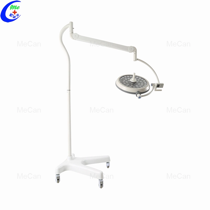 Operating Room Round Floor Type Mobile LED Surgical Lamp