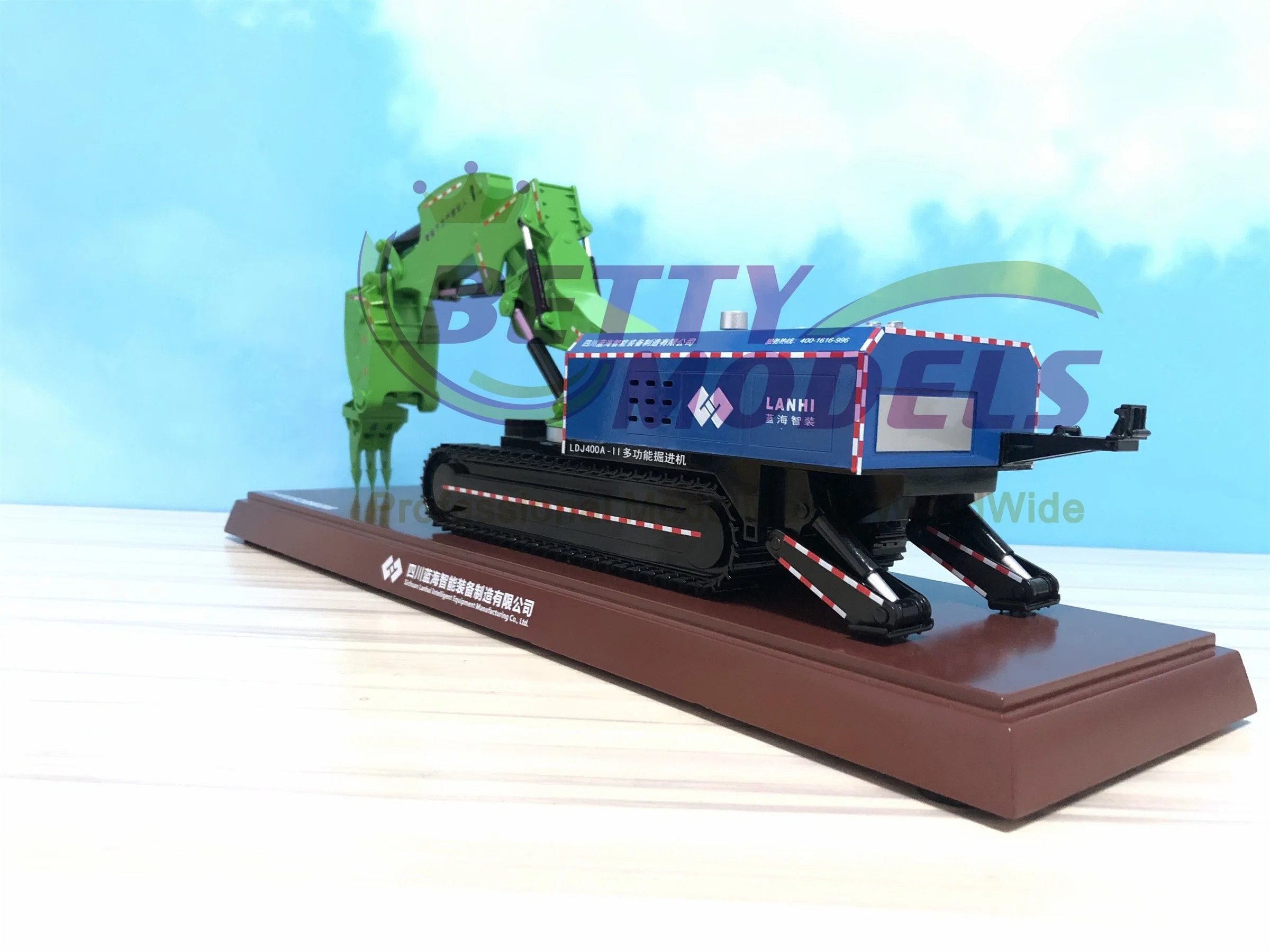 Customized Colour Excavator Vehicle Gift Model