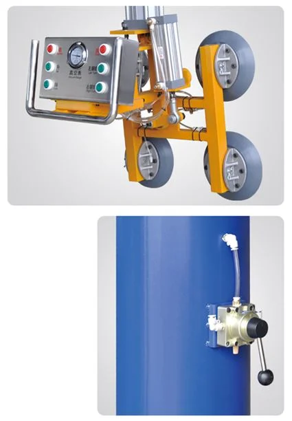 Pneumatic Vacuum Glass Moving Handling Lifter Equipment Pneumatic Glass Loading Lifting Equipment for Moving Insulating Glass