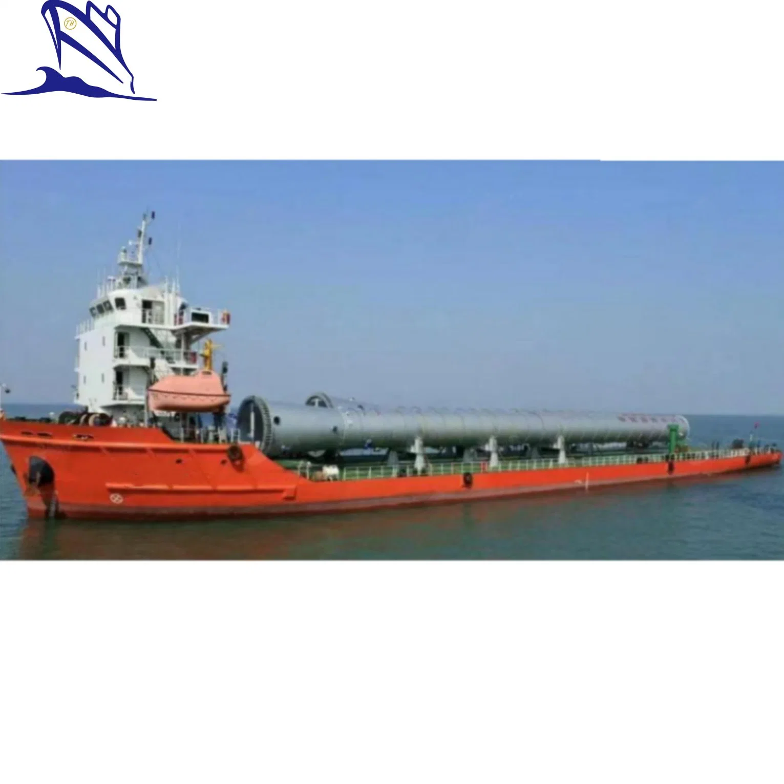 China 4715tons CCS Deck Barge Marine Working Cargo Boat