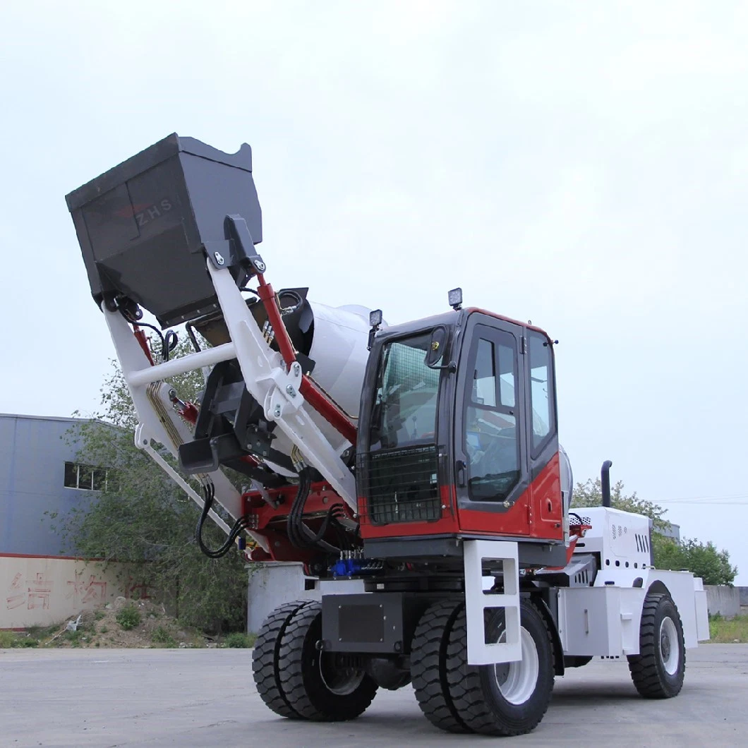 Bas prix chariot de mélange de ciment entièrement automatique 6,5cubi Self Chargement du mélangeur de béton