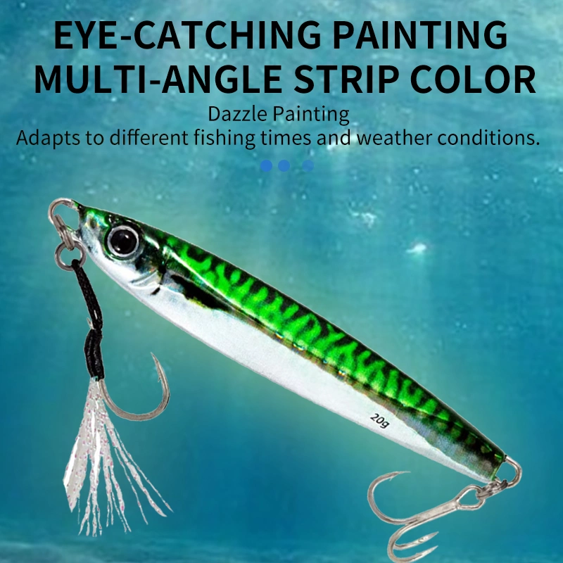 High quality/High cost performance  Metal 60mm 20g Simulated Artificial Sinking Hard Lures