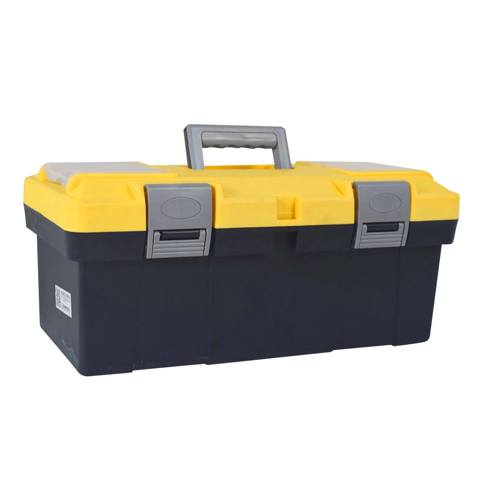 صندوق الأدوات صندوق الأدوات صندوق الأدوات البلاستيكية متعدد الوظائف كبير السعة مقوى