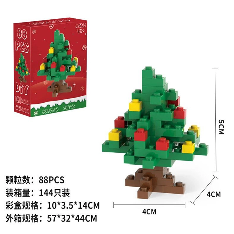 Blocos de Construção da série de Natal de 2022 158 PCS boneco de Brinquedos Lx1163256