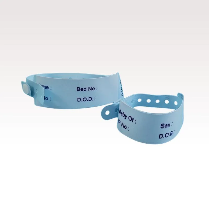 Medical Disposable Newborn Baby Mother Wristband ID Band ID Bracelets