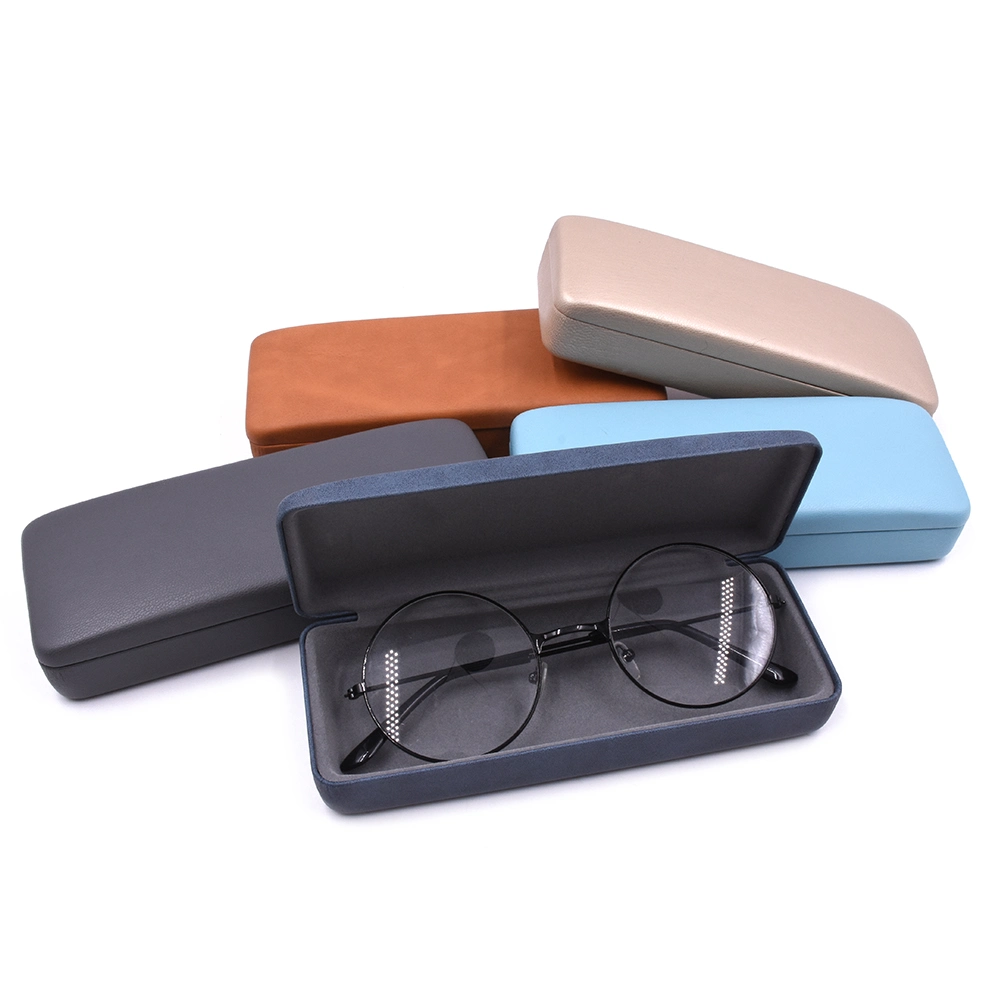 Portable Multi Color Slim PU Leather Eyewear Glasses Case for Optical Glasses