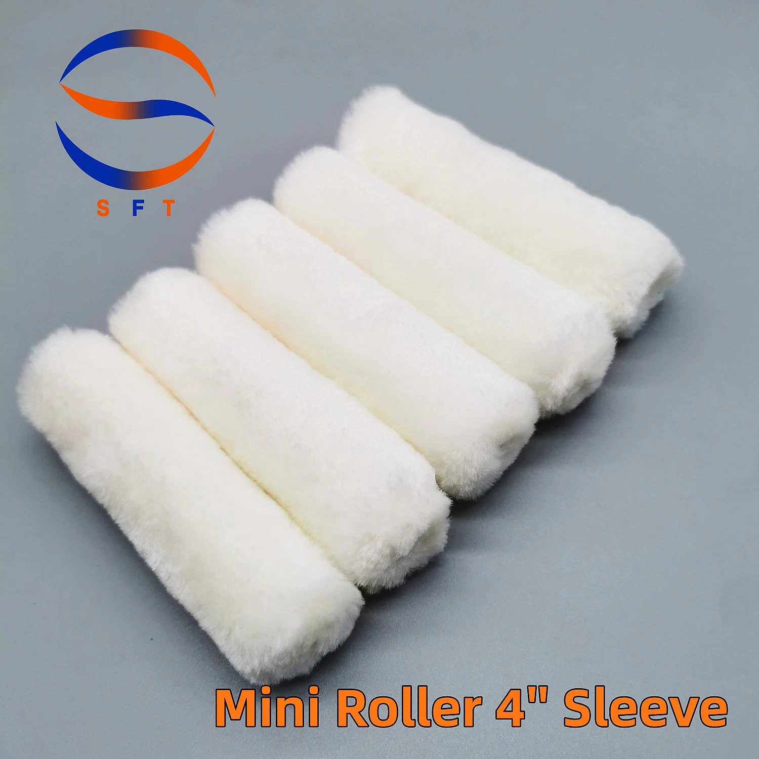 4&prime; &prime; White Wool Paint Roller Covers for Epoxy Resin Painting