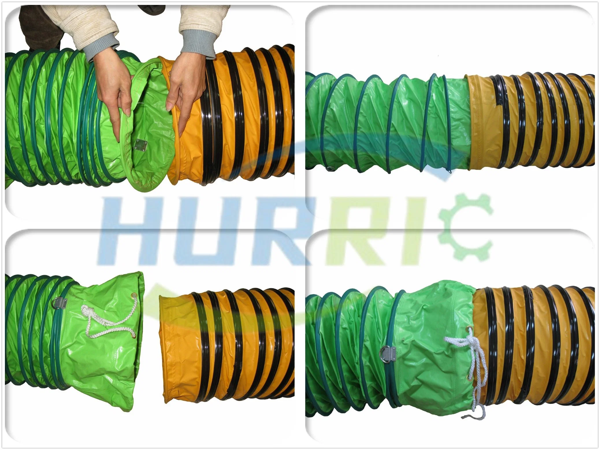 Tunnel and Mine Anti-Static Waterproof Flexible PVC Air Duct Hose