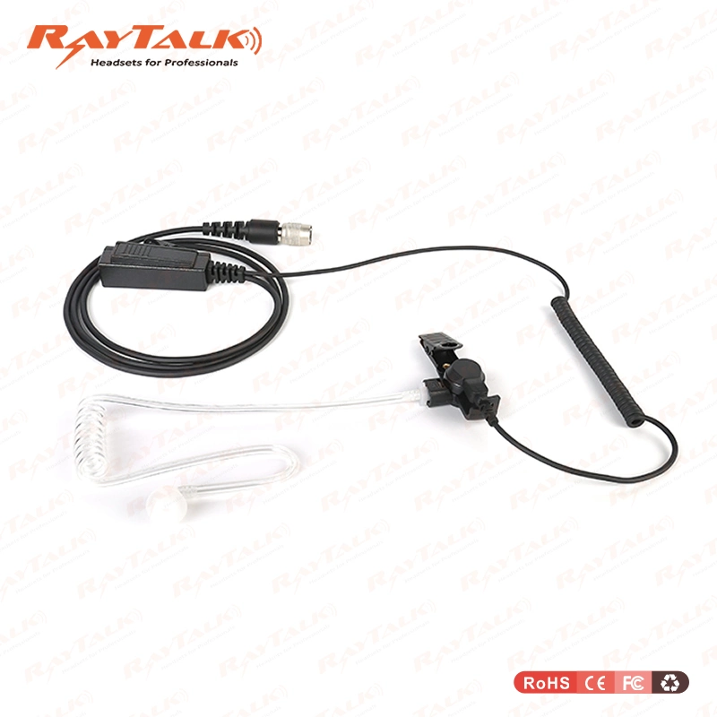 2 Wires Surveillance Acoustic Tube Earpiece for Motorola Dp1400, Cp140, Cp200