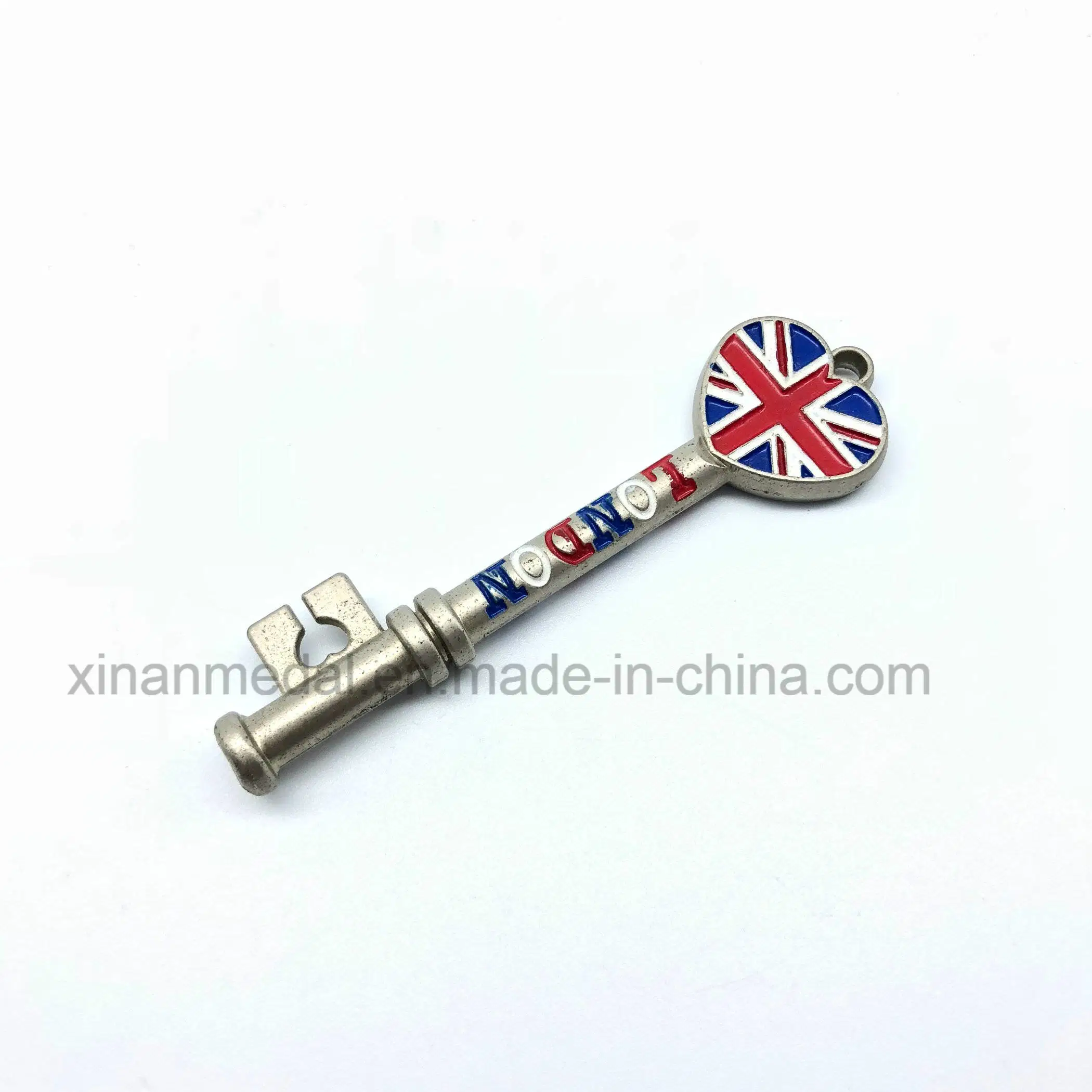 Customized British Metal Key Pendant Souvenir Promotional Gift